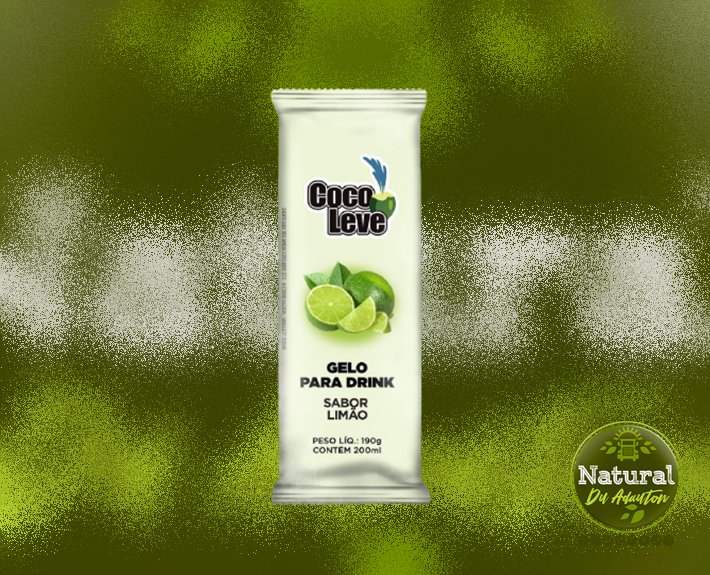 Gelo Coco Leve Sabor Água de Coco 200ml